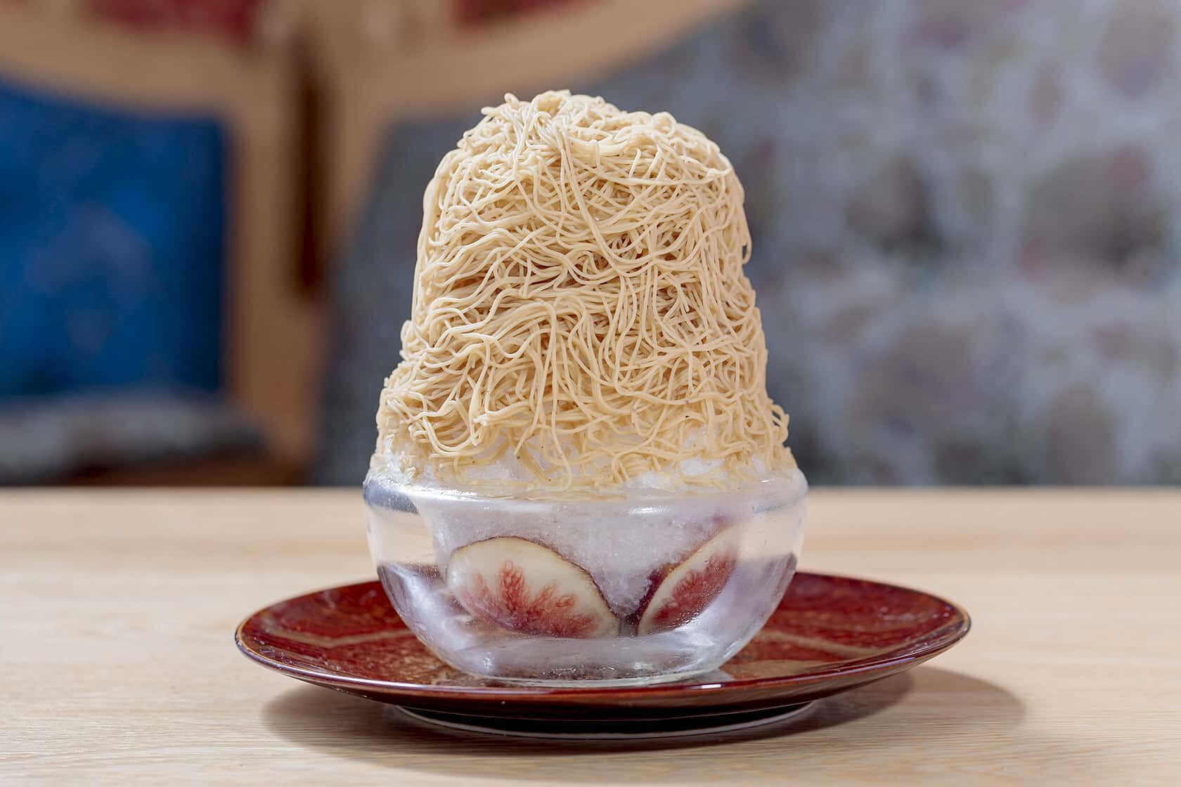 9/15 START やまえ栗のモンブランかき氷 - 水信ブルック＆ファクトリー